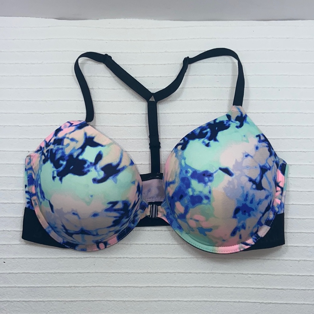 Authentic Victoria’s Secret Pink T strap Bra- Where Everywhere Push Up Bra- 36D